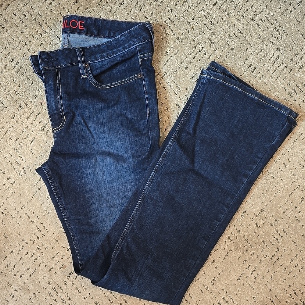 Chloe Kardashian Dark Blue Denim Jeans